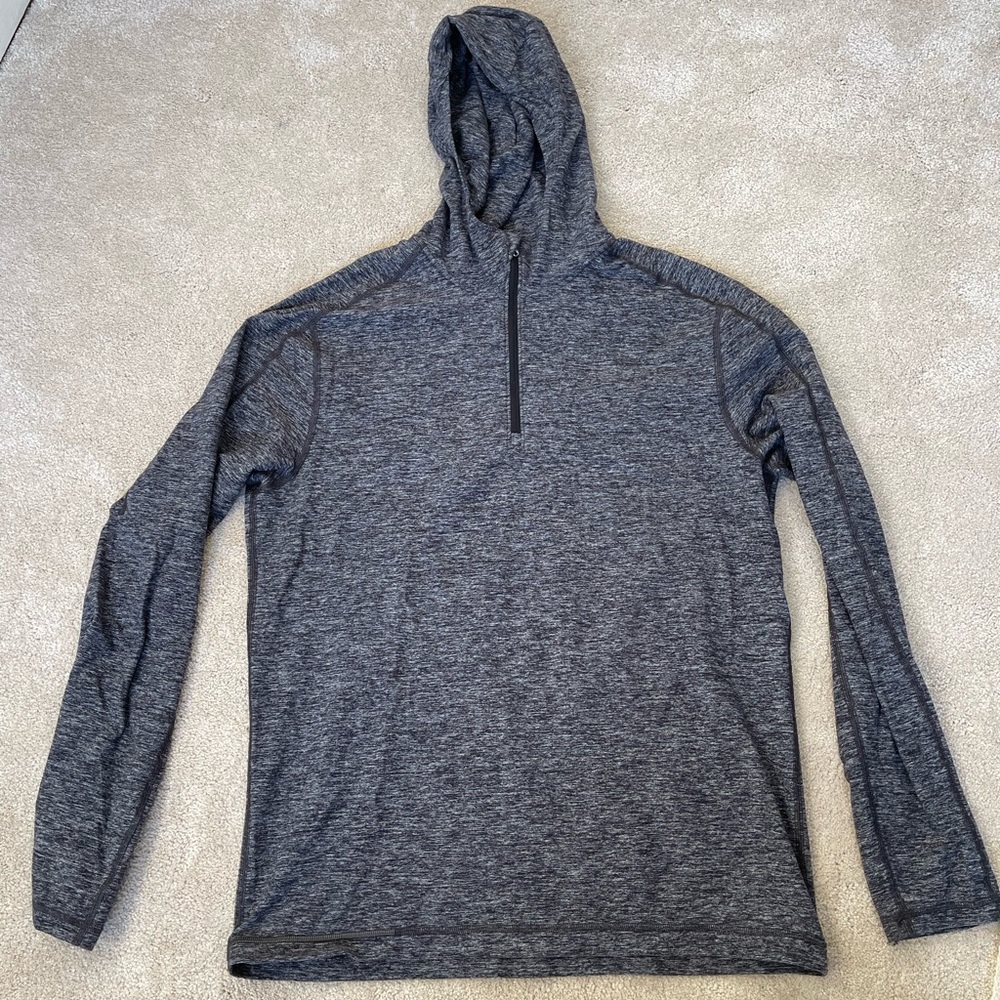 Mens Lulu Lemon Half Zip Hoodie Size L